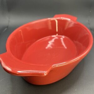 Threshold Baking Dish Oval Stoneware 2.5qt Casserole Oven Dishwasher Brick Red‎